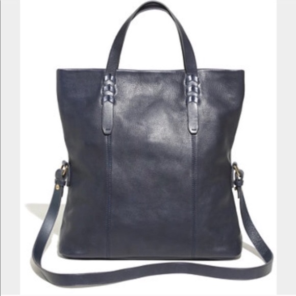 Madewell Handbags - Madewell leather dylan convertible tote